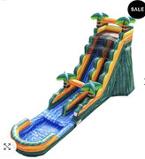 20ft Cali Palms Slide with Detachable Pool 