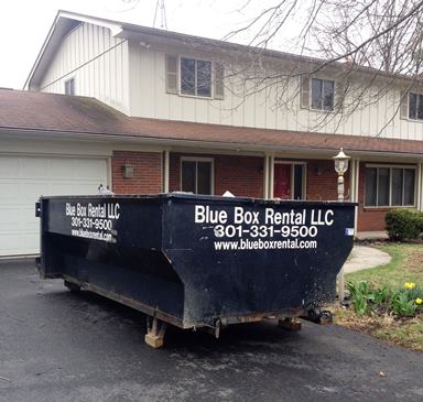 BlueBox in narrow driveway