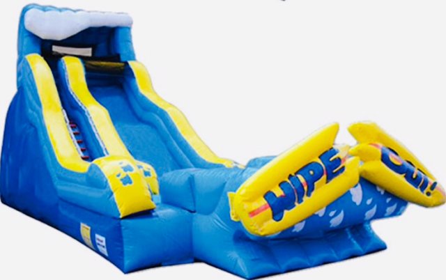19 Ft Tall Wipe Out Slide XL