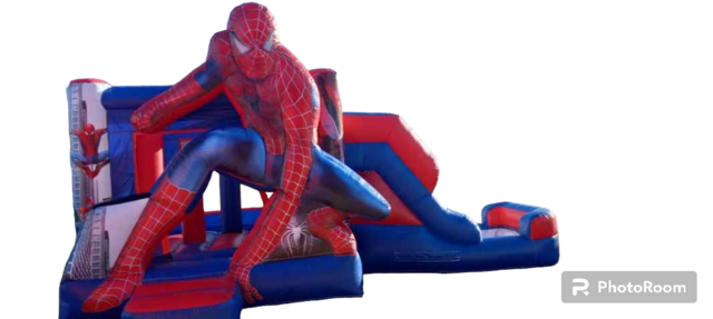 Spiderman mini Bounce House Rental with Slide