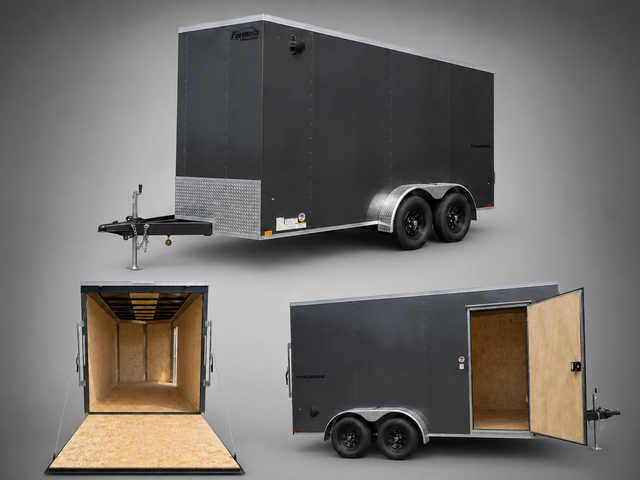 7x14 Enclosed Cargo Trailer Rental
