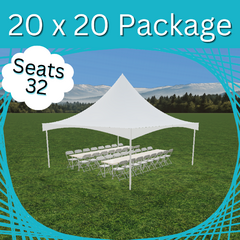 20 x 20 Tent Package Banquet