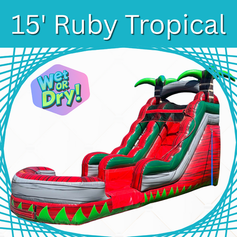 15' Ruby Tropical Slide