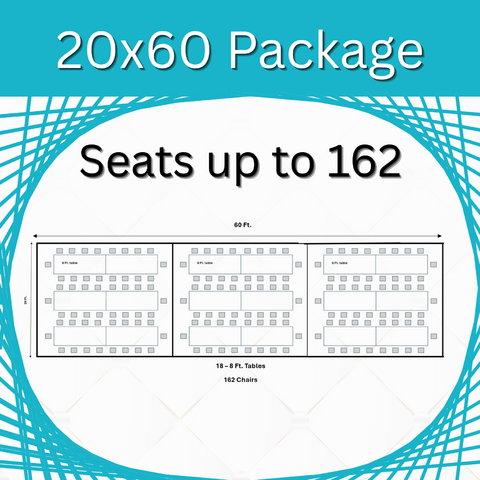 20 x 60 High Peak Package (Seats 162)