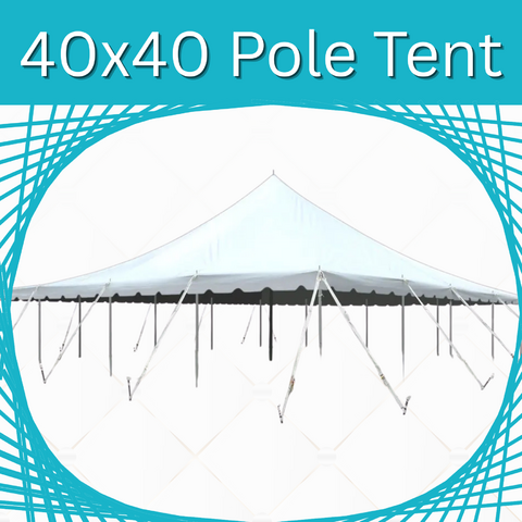 40x40 Pole Tent