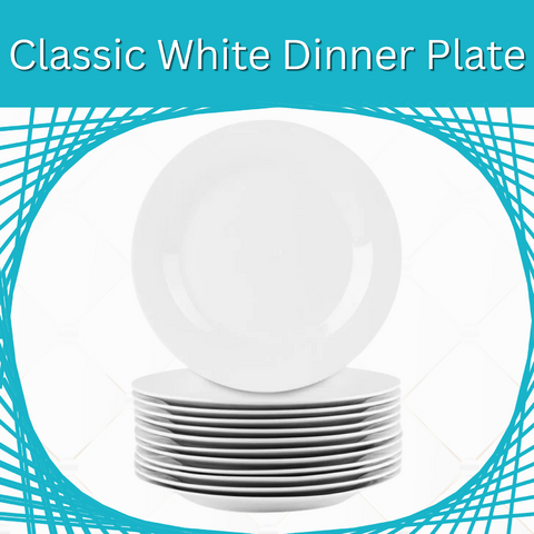 Classic White Dinner Plate