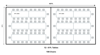 20 x 40 High Peak Package (Seats 108)