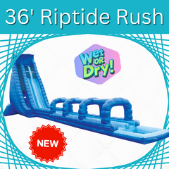 36 ft Dual Lane Riptide Rush Slide