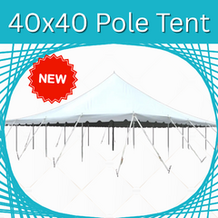 40x40 Pole Tent
