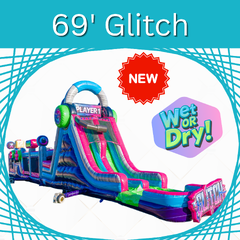 69 foot Glitch obstacle course