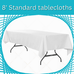 8' Standard Tablecloths