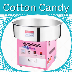 Cotton Candy (makes 1 or 2 per minute)