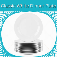Classic White Dinner Plate