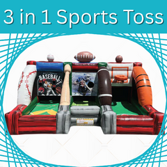12 ft tall   3 in 1 Sports Toss