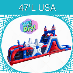 USA Obstacle Course (Wet or Dry, 47 ft Long)