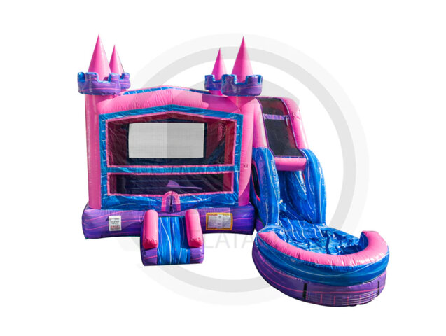 Princess Castle Waterslide Combo