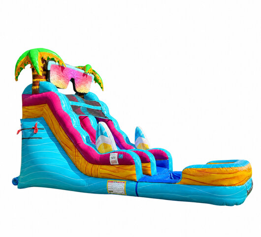 16FT Beach Life Waterslide