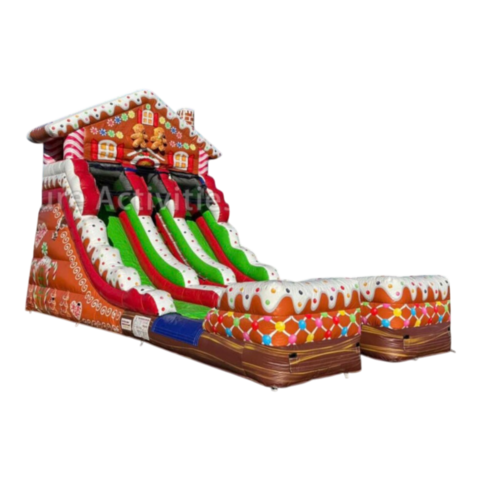 Gingerbread Double Lane Slide