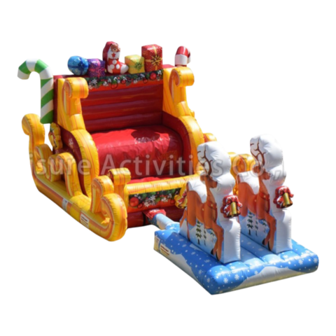 Santa’s Sleigh and Reindeer Photo Opp