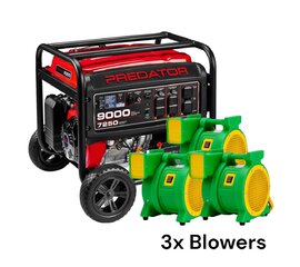 Generator for 3 Blowers