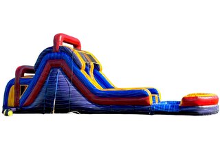 16 FT Double lane Backload Waterslide