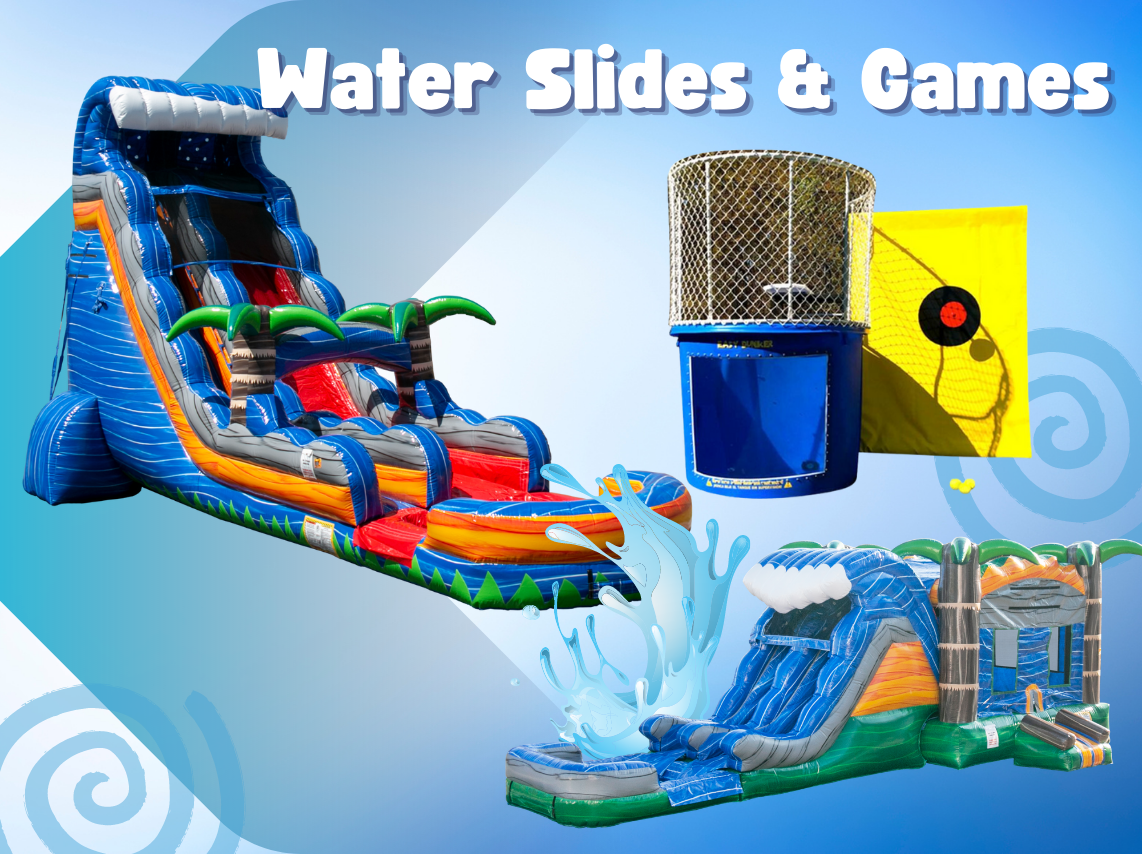 Water Slide Bounce Houses Rentals Houston Texas 77090, 77373, 77069, 77073, 77014, 77070