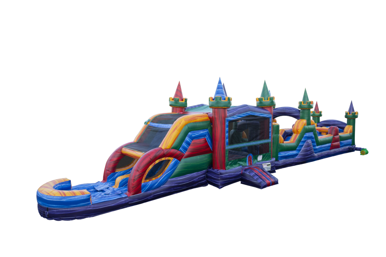 water slide obstacle course rentals spring texas