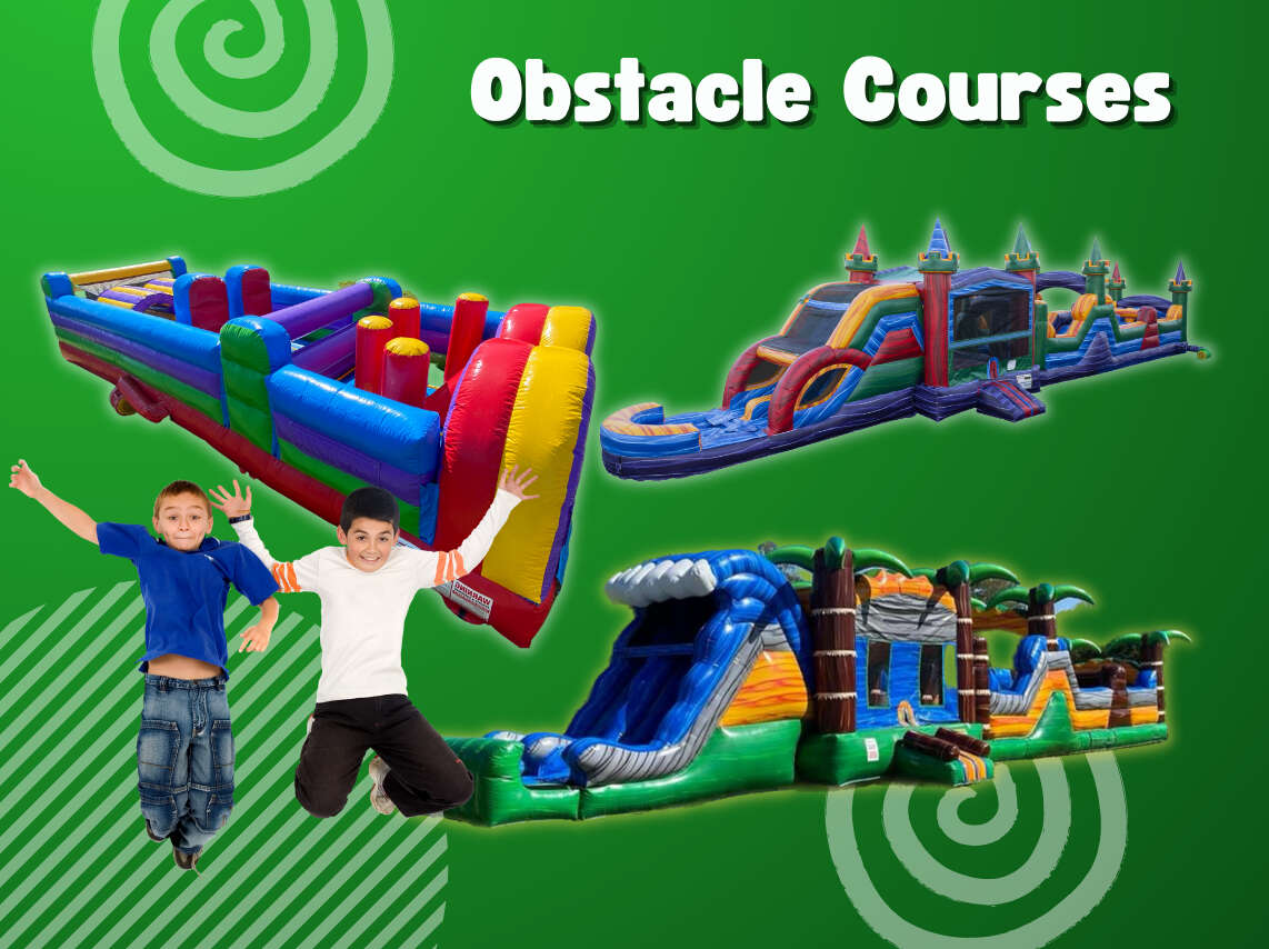 Rent a Water Obstacle Course Bounce House in Katy Texas Rent a Water Obstacle Course Bounce House in Katy Texas
