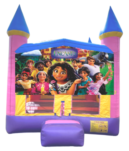 (52) Girls Party House with Encanto Banner