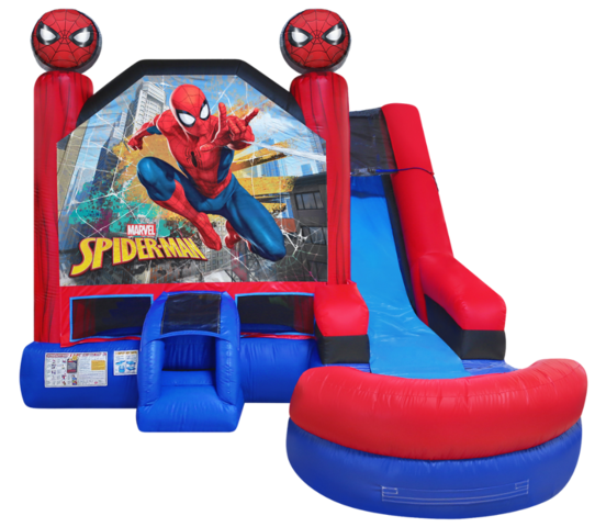 (20) Spider Man 5 in 1 Bounce House Rental 