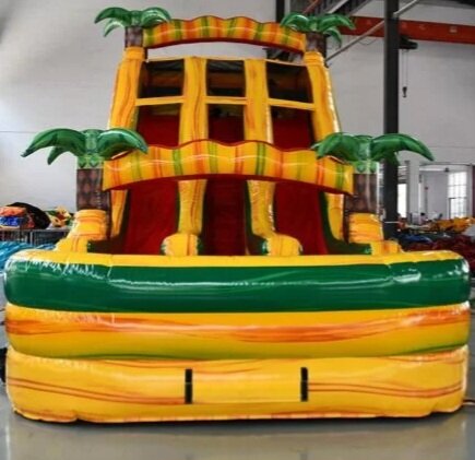 18ft Dual Lane Tiki Waterslide