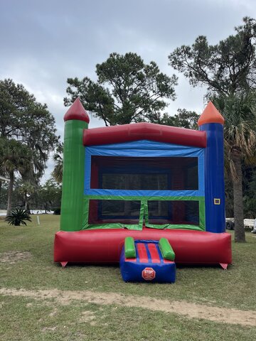 Multicolor Bounce House 