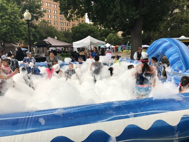 Foam Party with Foam Pit