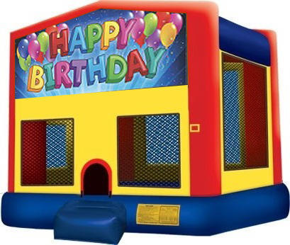 15x15 Happy Birthday Bounce House