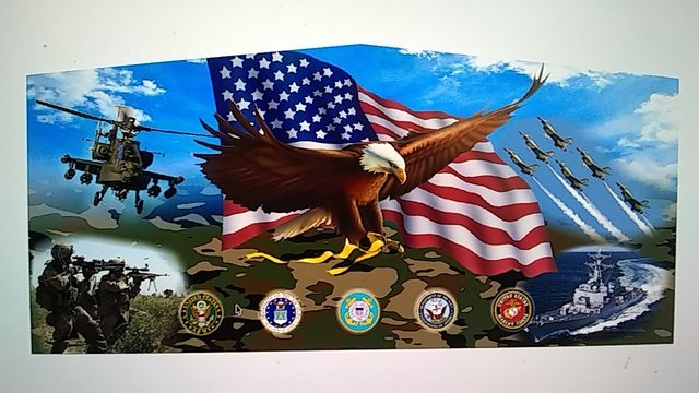 Military art panel