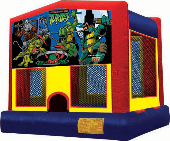 15x15 Ninja Turtles Bounce House