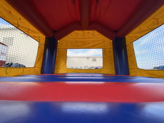 Inside the Hot Air Balloon Bouncy House Rental