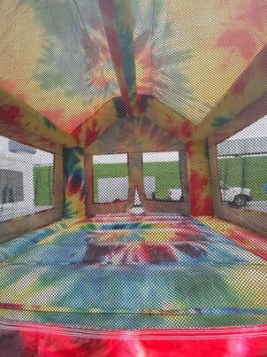 Tie Dye Bouncy House for Rent Near Me