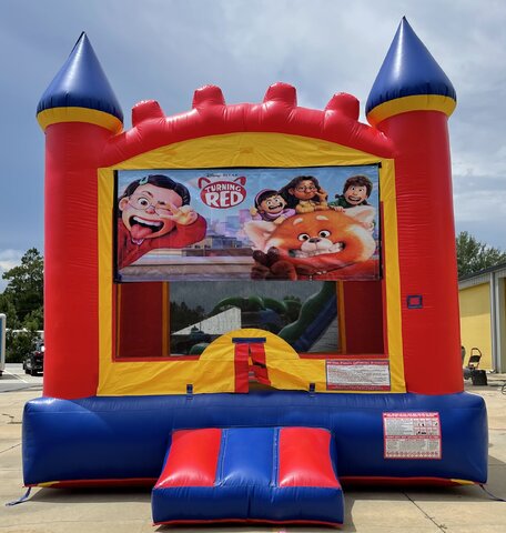 Turning Red Castle Bounce House Rental