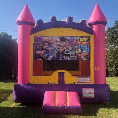 Purple Toy Story Bounce House Rental