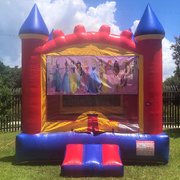 Red Princess Bounce House Rental