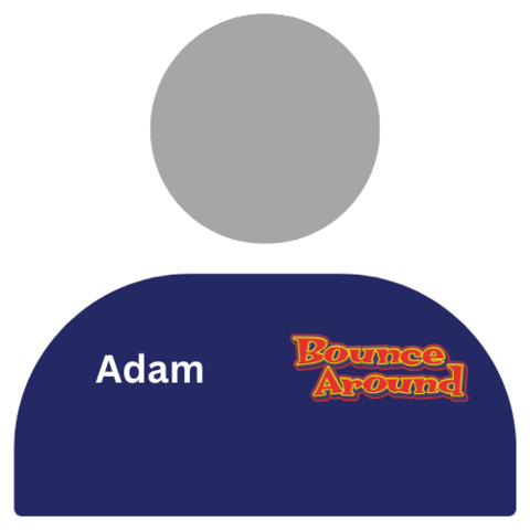 Who is the office manager at Bounce Around? Adam Clements