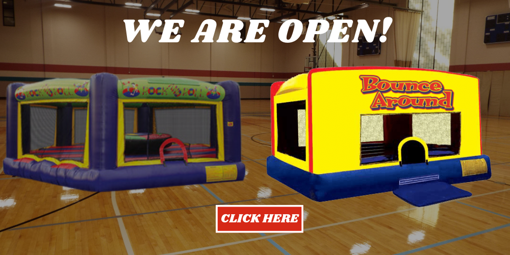 We are open. Indoor Inflatable Rentals