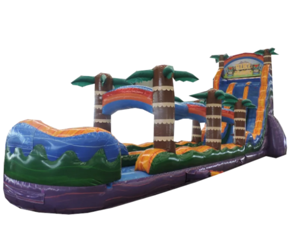 27' Tiki Plunge Dual Lane Water Slide