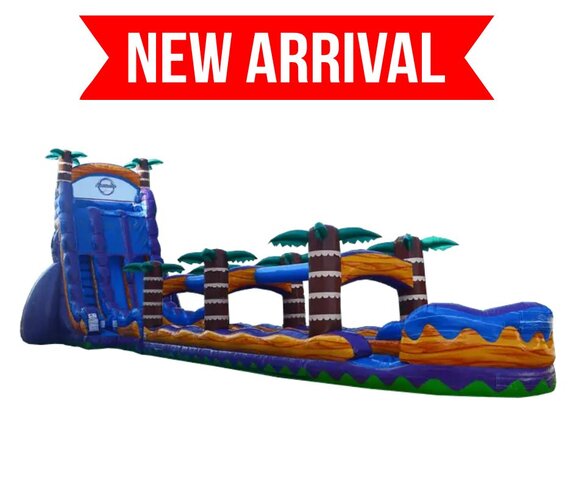 27' Hurricane Dual Lane Water Slide