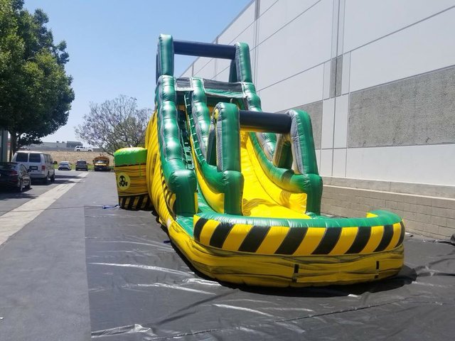 20 ft Cool slime  Waterslide (pool)