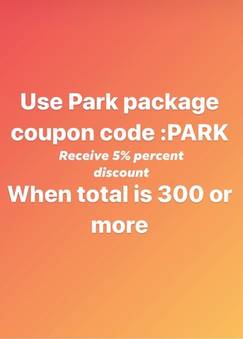 coupon code (PARK)