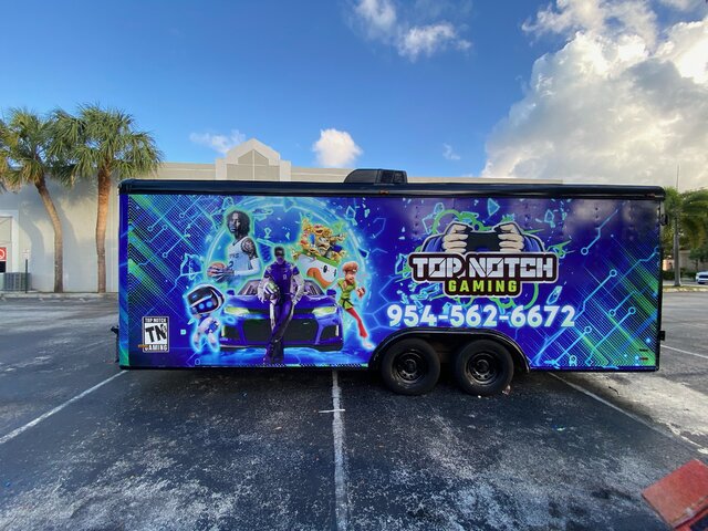 Game truck (gaming trailer )