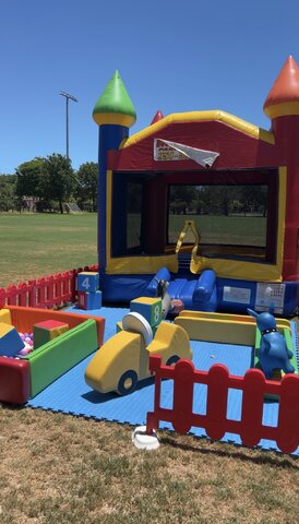 Toddler soft play with jumper 