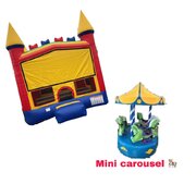 mini carousel & bounce package